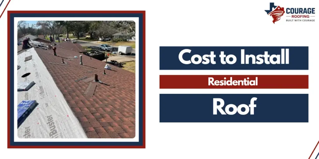 residential roof installation cost